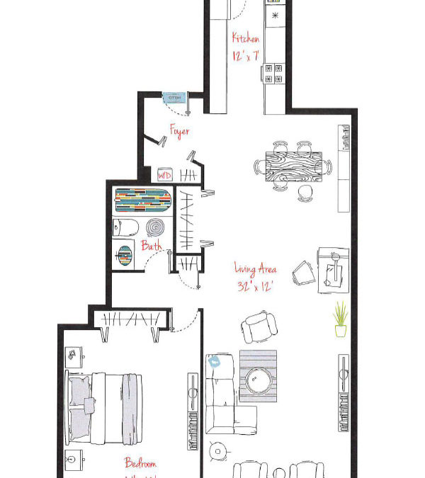 1 Bedroom Apartment for Rent