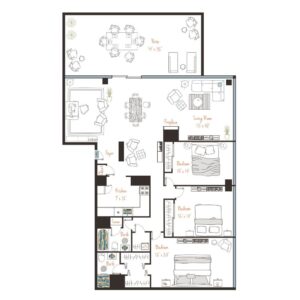 3 bedroom apartment for rent