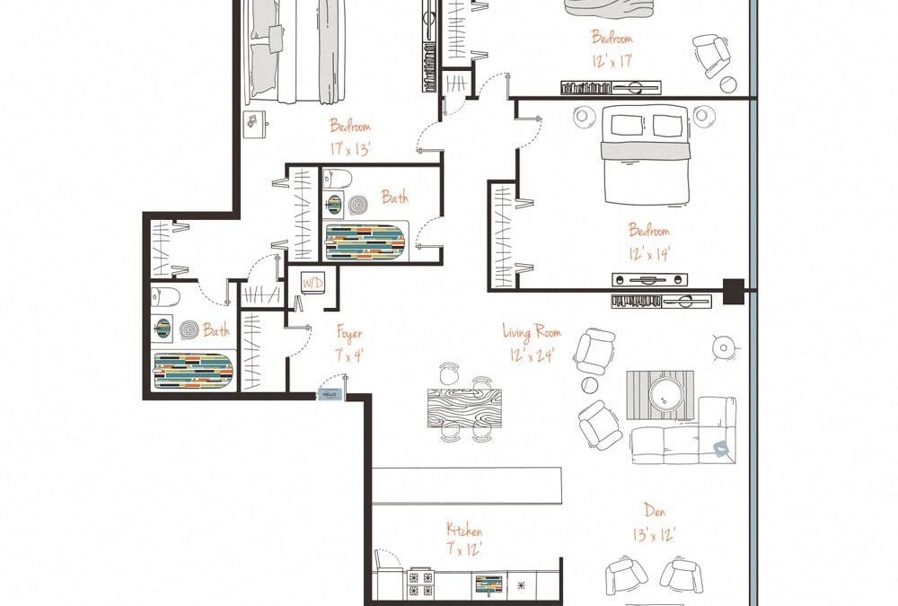 3 bedroom apartment for rent