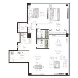 2 bedroom apartment for rent