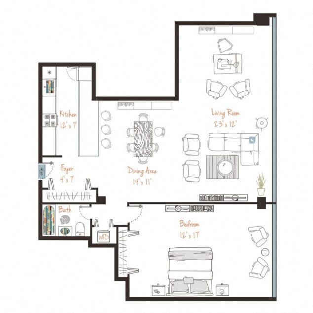 1 bedroom apartment for rent